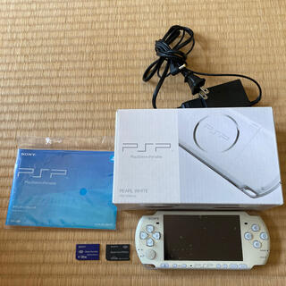 プレイステーションポータブル(PlayStation Portable)のPSPホワイト【ジャンク品】(携帯用ゲーム機本体)