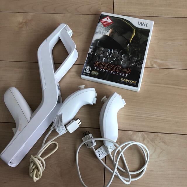 Wii★バイオハザードゲームセット エンタメ/ホビーのゲームソフト/ゲーム機本体(家庭用ゲーム機本体)の商品写真