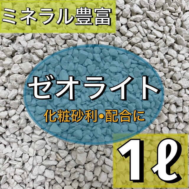 粒状ゼオライト 1l 小粒 多肉植物 サボテン 観葉植物 土 魂根植物の通販 By 庭知 ラクマ