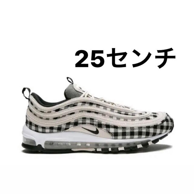 NIKE AIR MAX97 エアマックス97 ギンガムチェック　25センチ | フリマアプリ ラクマ