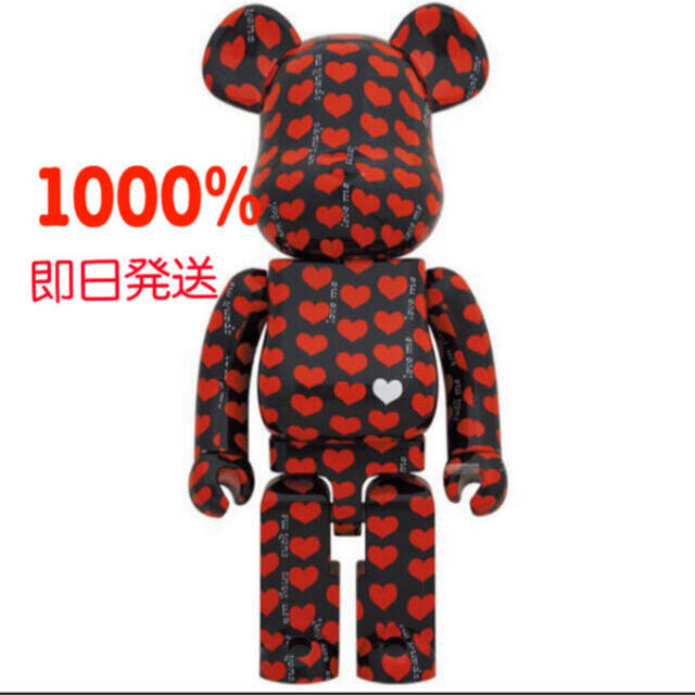 BE@RBRICK Black Heart 1000％