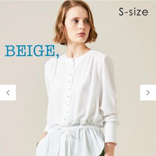 セオリー(theory)のBEIGE，ベイジ　ブラウス　ホワイト(シャツ/ブラウス(長袖/七分))