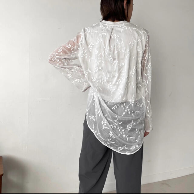 willfully embroidery chiffon sheer BL