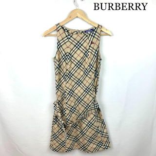 バーバリー(BURBERRY)のBurberry バーバリー  定番チェック ベルト ワンピース(ひざ丈ワンピース)