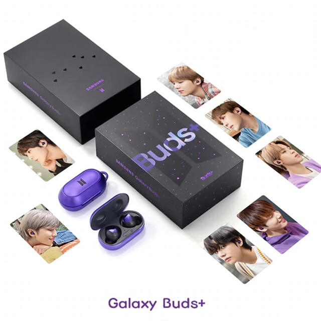 防弾少年団(BTS)(ボウダンショウネンダン)のBTS SAMSUNG Galaxy Buds + スマホ/家電/カメラのオーディオ機器(ヘッドフォン/イヤフォン)の商品写真