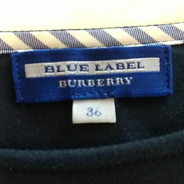 BURBERRY BLUE LABEL(バーバリーブルーレーベル)のバーバリーブルーレーベル ドッキングワンピース 36 レディースのワンピース(ミニワンピース)の商品写真