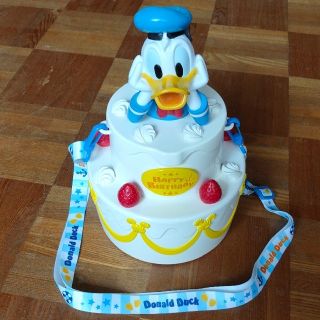 ディズニー(Disney)のドナルド　ポップコーンケース(キャラクターグッズ)