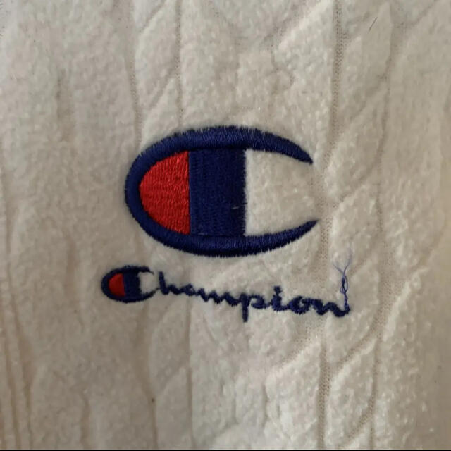 Champion(チャンピオン)のChampion ケーブル編み風　もふもふワンピース キッズ/ベビー/マタニティのキッズ服女の子用(90cm~)(ワンピース)の商品写真