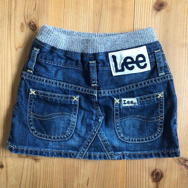 Lee(リー)のEDWIN Lee キッズ　デニムスカート　100㎝ キッズ/ベビー/マタニティのキッズ服女の子用(90cm~)(スカート)の商品写真