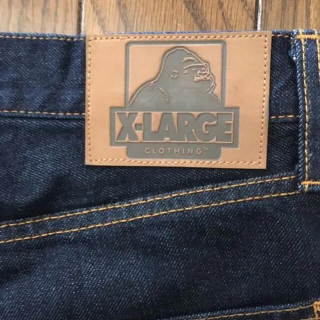 XLARGE(エクストララージ)のX-LARGE セルビッヂデニム 34インチ インディゴ メンズのパンツ(デニム/ジーンズ)の商品写真