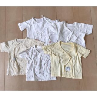 ユニクロ(UNIQLO)の新生児肌着　６枚セット(肌着/下着)