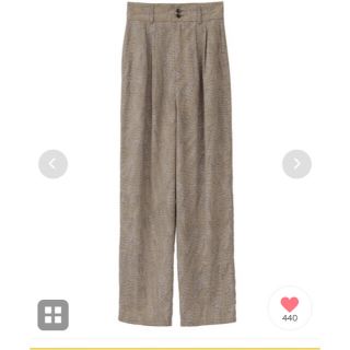 ステュディオス(STUDIOUS)のCLANE HIGH WAIST PYTHON PANTS 美品(カジュアルパンツ)