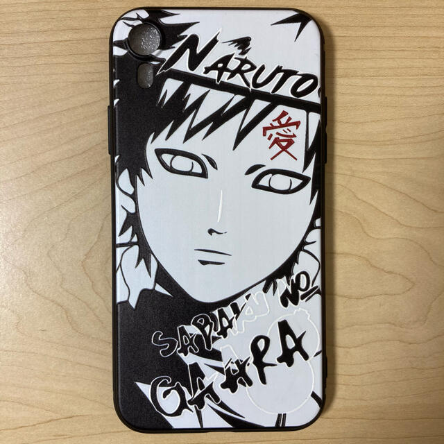 NARUTO】立体柄ブラック 我愛羅【iPhone XR】の通販 by NARUTO】立体柄ブラック 我愛羅【iPhone XR】の通販 by