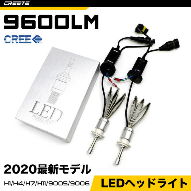 2個セット CREE 9600LM LEDヘッドライトの通販 by ななちゃん｜ラクマ