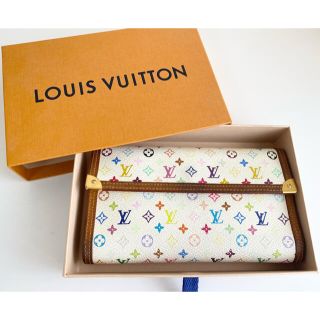 ルイヴィトン(LOUIS VUITTON)のルイ ヴィトン 長財布 モノグラム マルチカラー ホワイト (財布)