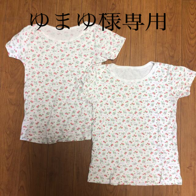 Combi mini(コンビミニ)のコンビミニ　下着半袖130 2枚セット キッズ/ベビー/マタニティのキッズ服女の子用(90cm~)(下着)の商品写真