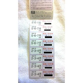 東京テアトル映画 5～7月4枚 男性名義+割引証(その他)