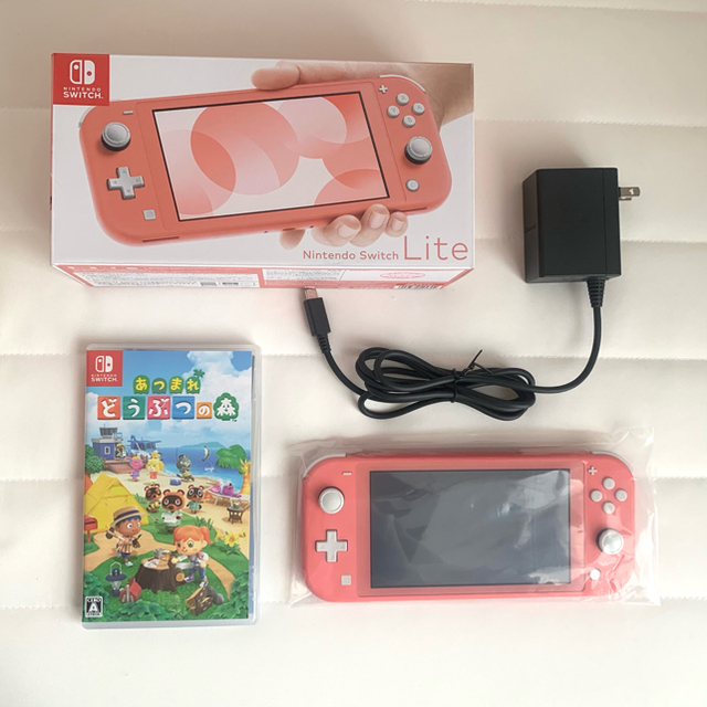 Nintendo Switch Lite コーラルピンク あつまれ どうぶつの森