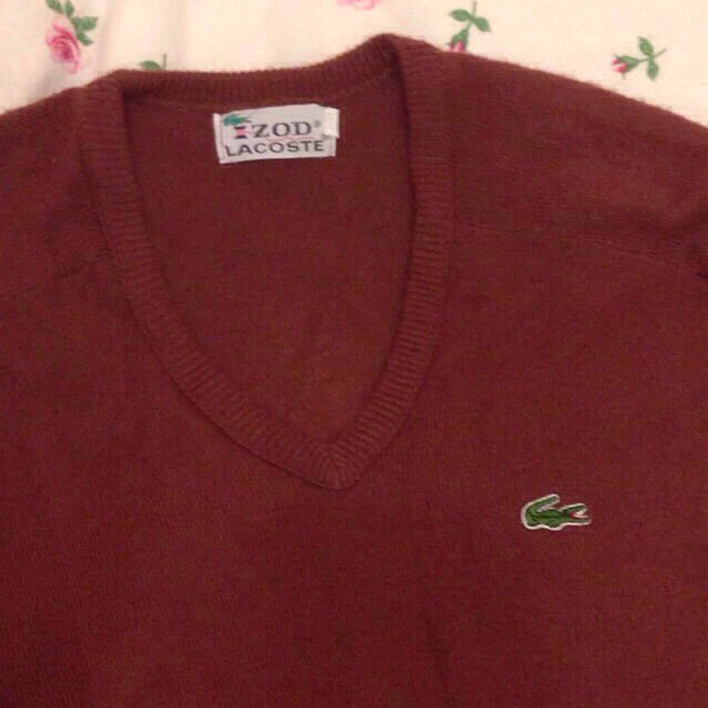 LACOSTE(ラコステ)のラコステ Vネックニット レディースのトップス(ニット/セーター)の商品写真