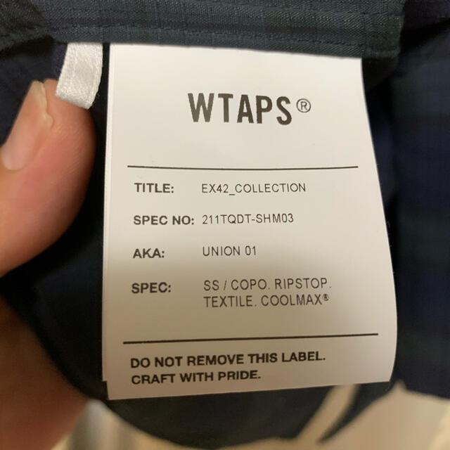 WTAPS UNION 01 / SS / COOLMAX 01 S