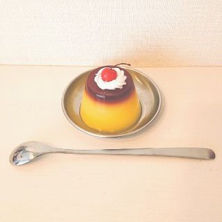 レトロ純喫茶 小さめプリンアラモード 食品サンプル(その他)