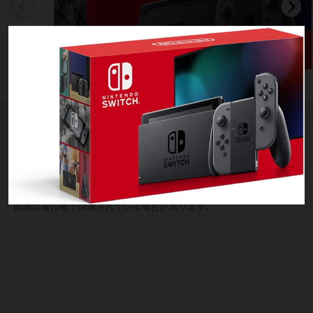 新型モデル　Nintendo Switch グレー 本体  【新品】状態