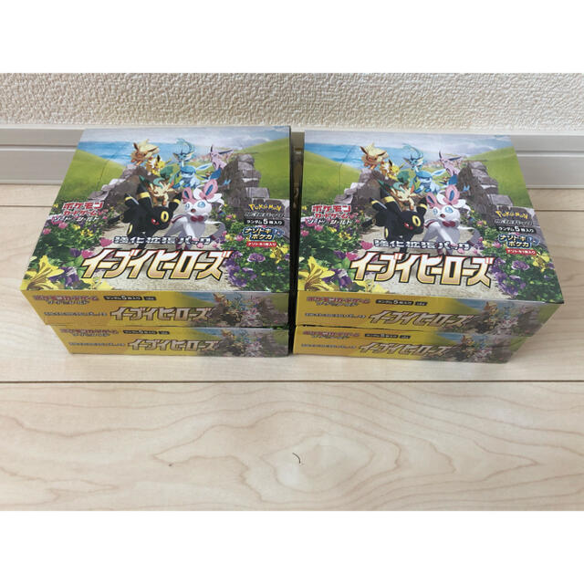 ポケモンカード 強化拡張パック イーブイヒーローズ BOX 4箱 正規品 ...