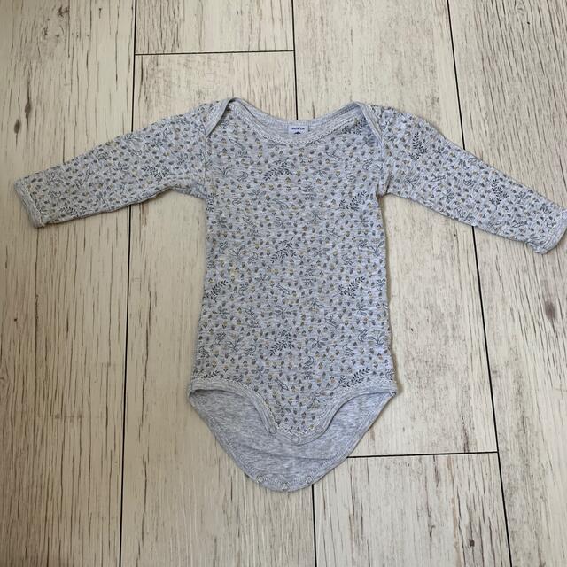 PETIT BATEAU(プチバトー)のプチバトー 肌着 長袖 6m 67cm 3枚セット キッズ/ベビー/マタニティのベビー服(~85cm)(肌着/下着)の商品写真