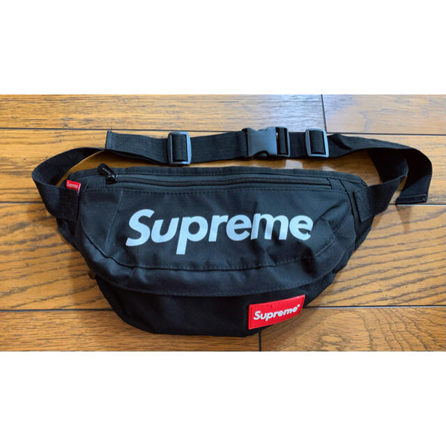 Supremeシュプリームwaist bag blackボディバッグ黒新品未使用