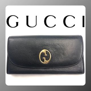 グッチ(Gucci)のグッチ GUCCI GG レザー 長財布 A1000438(財布)