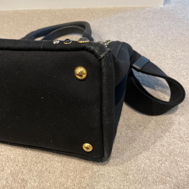 PRADA♡カナパ ビジュートートバッグ - トートバッグ