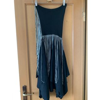 ザラ(ZARA)のZARA★フリンジ付ペアワンピース(ひざ丈ワンピース)