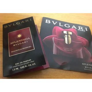 ブルガリ(BVLGARI)のブルガリ 香水　プレンディダマグノリアセンシュアルオードパルファム　サンプル(香水(女性用))