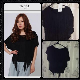 エモダ(EMODA)のEMODA♡フリンジトップス再出品(カットソー(半袖/袖なし))