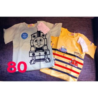 アカチャンホンポ(アカチャンホンポ)のトーマスTシャツ ２枚セット★双子兄弟にも！(Ｔシャツ)