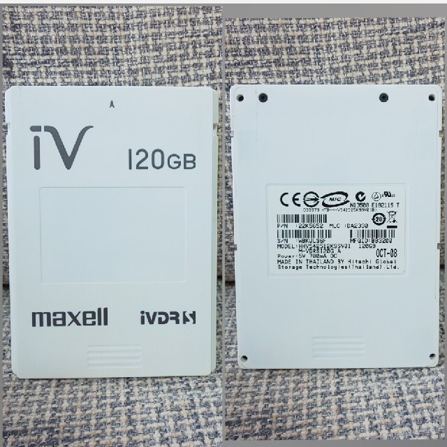 maxell(マクセル)のmaxell  iVDR ４本セット スマホ/家電/カメラのテレビ/映像機器(その他)の商品写真