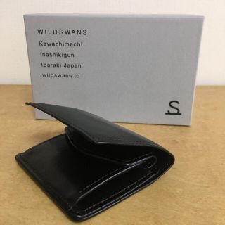 ガンゾ(GANZO)のWILDSWANS LACONIC ワイルドスワンズ ラコニック黒(折り財布)