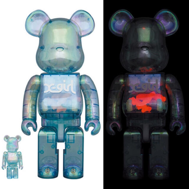 美品 BE@RBRICK - TOY MEDICOM X-girl 400％ & 100％ 2021 その他 ...