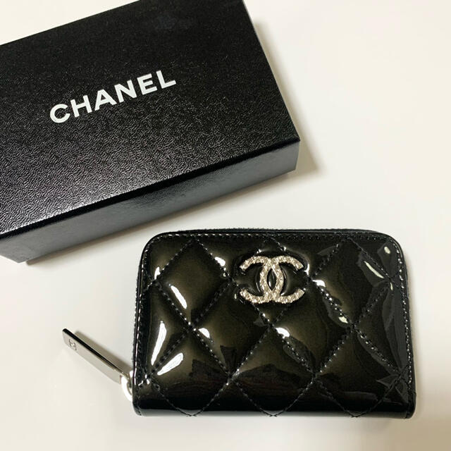 極美品 CHANEL シャネル ブリリアント マトラッセ コインケース