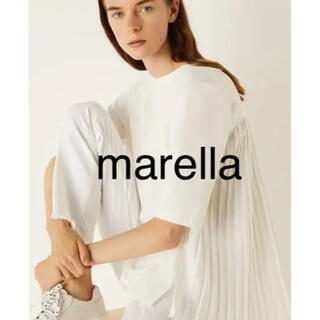 マックスマーラ(Max Mara)のMarella プリーツ　tシャツ　トップス(Tシャツ(半袖/袖なし))