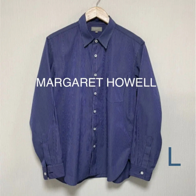 MARGARET HOWELL(マーガレットハウエル)のマーガレットハウエル　ストライプシャツとインディゴシャツ メンズのトップス(シャツ)の商品写真