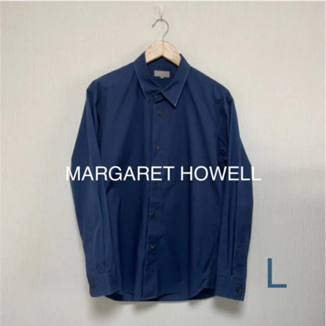 MARGARET HOWELL(マーガレットハウエル)のマーガレットハウエル　ストライプシャツとインディゴシャツ メンズのトップス(シャツ)の商品写真