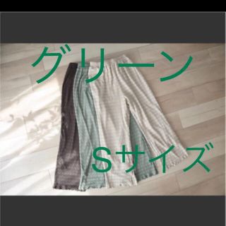 シマムラ(しまむら)のしまむら　てら　キカガクレースパンツ　Sサイズ　緑(カジュアルパンツ)