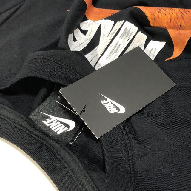 NIKE(ナイキ)のNIKE ナイキ 手描きロゴ グラフィック Tシャツ ブラック レディースのトップス(Tシャツ(半袖/袖なし))の商品写真