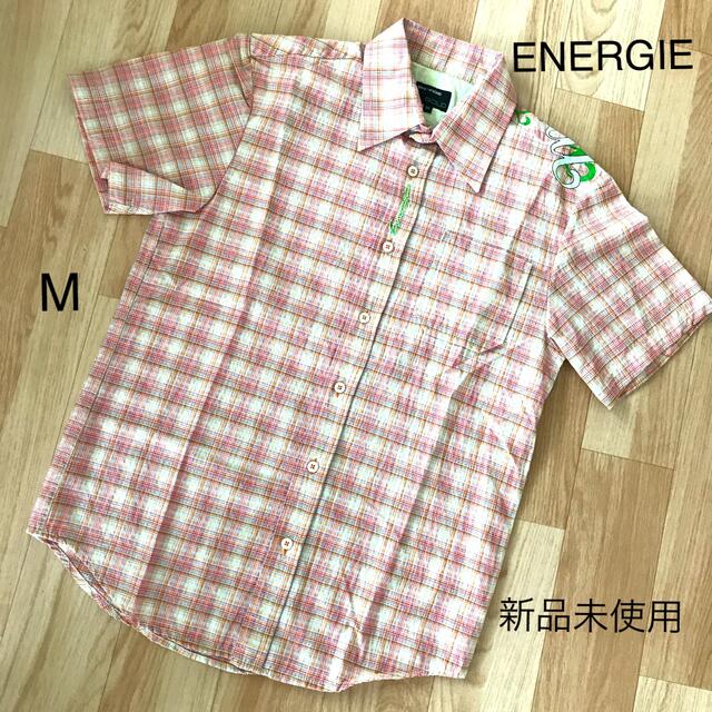 ENERGIE(エナジー)のENERGIE エナジー　チェックシャツ　M 新品未使用 メンズのトップス(シャツ)の商品写真