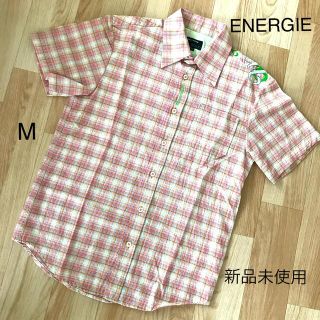 エナジー(ENERGIE)のENERGIE エナジー　チェックシャツ　M 新品未使用(シャツ)