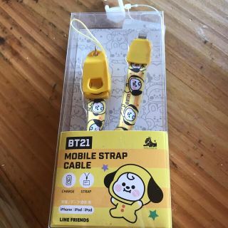 ボウダンショウネンダン(防弾少年団(BTS))のBT21 モバイルストラップケーブル　(バッテリー/充電器)