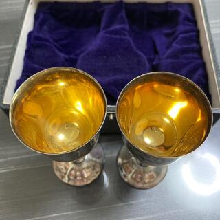 松坂屋 - 銀杯 ワイングラス 銀製刻印あり 2個セットの通販 by 