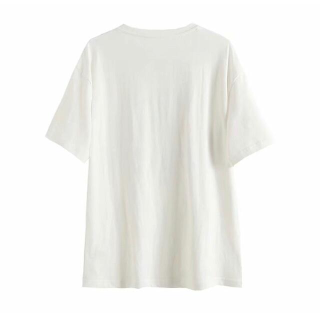 ZARA(ザラ)の💠6月新作🦋4453◆cat キャット 猫 プリント 柄 Tシャツ レディースのトップス(Tシャツ(半袖/袖なし))の商品写真