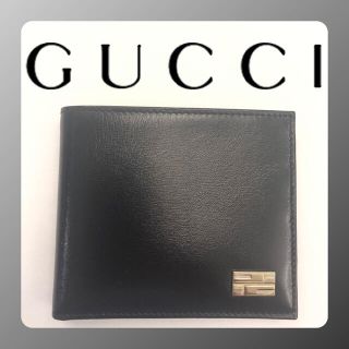 グッチ(Gucci)のグッチ GUCCI 折り財布 ブラック A1000378(財布)